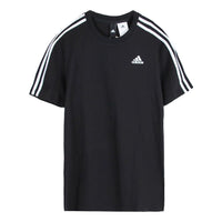 adidas Casual Sports Training Round Neck Short Sleeve Black S98717