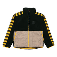adidas originals Sherpa Jacket Casual lamb's wool Black GT7295