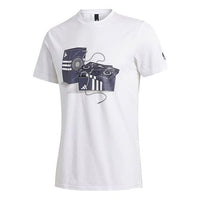 adidas Sports Round Neck Short Sleeve 'Shoe Box White' FT2823