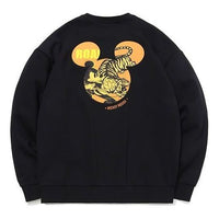 بلوفر Li-Ning x Disney Crossover برقبة دائرية "أسود أصفر" AWDQB76-3