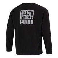 سويت شيرت بشعار PUMA برقبة دائرية "أسود" 538780-01
