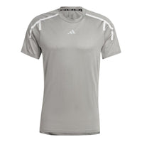 adidas Teach Not Preach Workout Tee 'Grey' HS7508