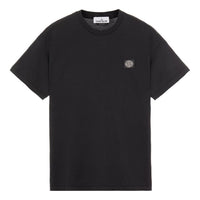تيشيرت بشعار STONE ISLAND Patch "أسود" 761524113-V0029