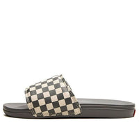 نعال رياضية سهلة الارتداء من Vans La Costa باللون الأسود والأبيض بتصميم Distress Grid باللون الأسود والأبيض VN0A5HF588H