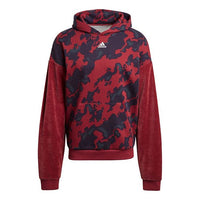 adidas Vevlet Aop Hdy Colorblock Camouflage Sports Red H25089