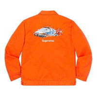 سترة عمل Supreme FW19 Week 2 Cop Car مطرزة SUP-FW19-312