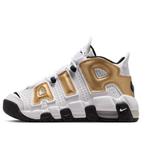 (GS) Nike Air More Uptempo 'White Metallic Gold Black' IO7601-171