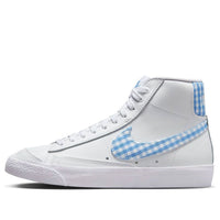 (WMNS) Nike Blazer Mid '77 'University Blue Gingham' FD9163-100