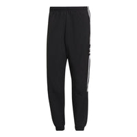 Men's adidas Logo Printing Bundle Feet Loose Sports Pants/Trousers/Joggers Black H41387