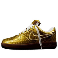 حذاء Nike x Louis Vuitton Air Force 1 Low "Metallic Gold" 1A9VG3