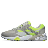 حذاء جري PUMA R698 Progressive برباط باللون الرمادي/الأخضر 362046-02