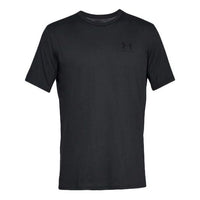 تيشيرت رياضي قصير الأكمام من Under Armour Sportstyle بتصميم زوجين باللون الأسود 1326799-001