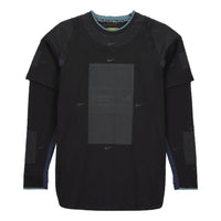 Nike ISPA Long Sleeve T-Shirt Asia Sizing 'Black' FB2706-010