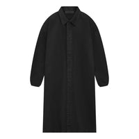 Fear of God Essentials SS24 Denim Car Coat 'Jet Black' 202SP244571F
