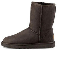 (WMNS) حذاء UGG Classic Short II بني سهل الارتداء 1016223-CHO