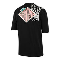 حذاء رياضي كاجوال بأكمام قصيرة من Air Jordan Sport DNA مطبوع عليه خلفية باللون الأسود CT3656-010