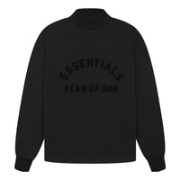 تيشيرت Fear of God Essentials SS23 بأكمام طويلة "Jet Black" 125SP232010F