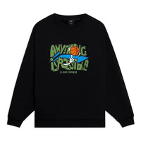 سويت شيرت Li-Ning Hoops Comic Graphic "أسود" AWDSG95-2