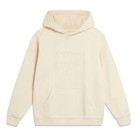 Li-Ning Anything Is Possible Logo Hoodie 'Creamy White' AWDT757-1
