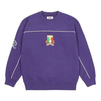 PALACE SS21 Mumma Mia Crew Purple Italy Soccer/Football Logo Round Neck Long Sleeves Unisex P20CS175