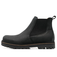 Birkenstock Stalon Natural Leather Nubuck 'Black' 1017317