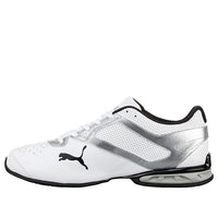 حذاء PUMA Tazon 6 FM منخفض الرقبة أسود/أبيض/رمادي 189873-01