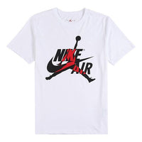 حذاء رياضي Air Jordan Jumpman Logo بأكمام قصيرة للرجال باللون الأبيض BV5906-100
