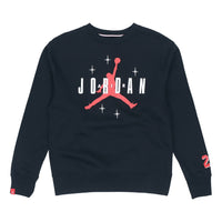 بلوفر رجالي رياضي كاجوال من Air Jordan Athleisure برقبة دائرية باللون الأسود DO9153-010