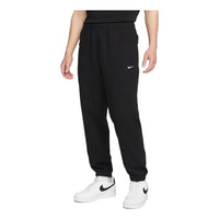 Nike Solo Swoosh French Terry Trousers 'Black' DX0816-010