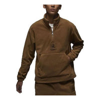 حذاء Air Jordan Essentials Winterized Fleece نصف سحاب "بني" FD7864-281