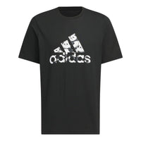 adidas China T-Shirt Asia Sizing 'Black White' JI6834
