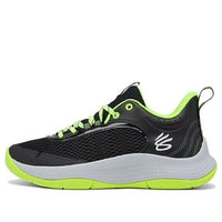 (GS) حذاء Under Armour Curry 3Z6 "أسود رمادي مُعدّل" 3025091-001