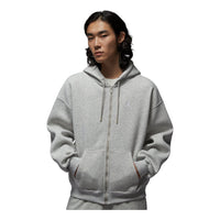 Air Jordan Brooklyn Fleece Oversized Full-Zip Hoodie 'Grey Heather' IB7232-050