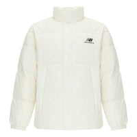New Balance Logo Sports Down Jackets 'White' AMJ24359-CIC