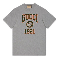 Gucci Cotton Jersey Printed T-Shirt 'Grey' 771758-XJGA5-1230