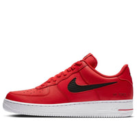 حذاء Nike Air Force 1 '07 LV8 'Cut Out Swoosh - أحمر جامعي' CZ7377-600