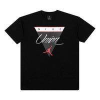 Air Jordan x Union NRG Vault Flight Triangle Tee 'Black' BV1331-010