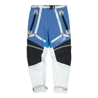 بنطال Nike ISPA Series Splicing Mesh Colorblock الطويل "أزرق" AR5866-484