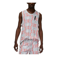 قميص Air Jordan Zion Mesh Print Tank "فضي" FB8161-025