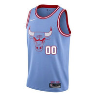 قميص كرة السلة الرياضي من Nike، إصدار CE City، شيكاغو بولز، أزرق، AV4629-448