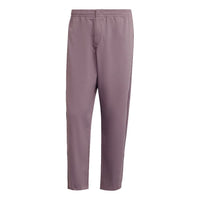 بنطال رياضي رجالي من adidas originals C Twill Pant مخطط جانبي فضفاض، لون بنفسجي فاتح HC8607