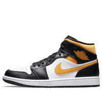Air Jordan 1 Mid 'Black University Gold' 554724-177