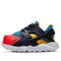 (TD) Nike Huarache Low-Top Running Shoes Blue/Black/Orange BQ7098-600
