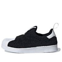 (GS) adidas Superstar 360 J 'Black Teddy Bear Fur' Q46315