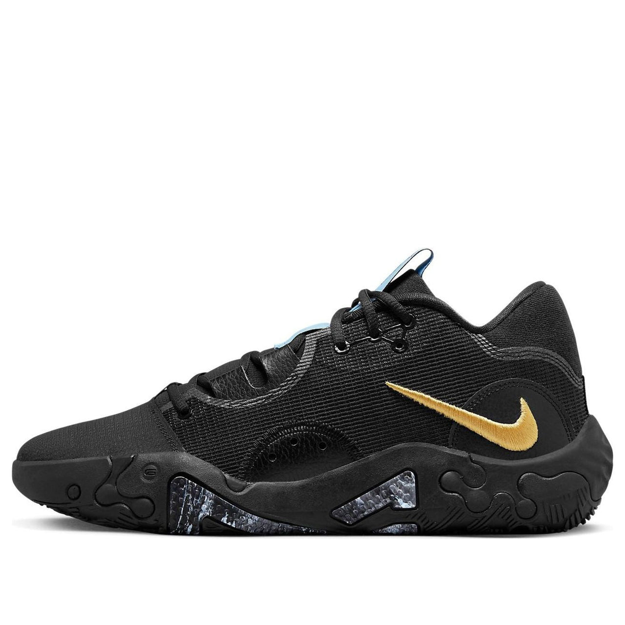Nike PG 6 'أسود معدني ذهبي' DC1974-005