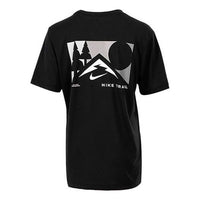 تيشيرت Nike U Nk Df Tee Db Trail Ssnl Sport بأكمام قصيرة للرجال باللون الأسود DD4465-010