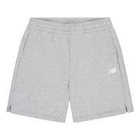 (WMNS) شورت قطني بشعار New Balance NB باللون الرمادي AWS42301-GHM