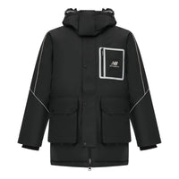 New Balance Sportswear Hooded Jacket Asia Sizing 'Black White' AMJ14320-BK