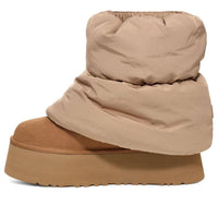 (WMNS) حذاء UGG الكلاسيكي Mini Dipper Puffer Boot "Amphora Chestnut" 1158275-AHS