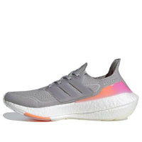 (WMNS) adidas UltraBoost 21 'Grey Screaming Orange' FY0397